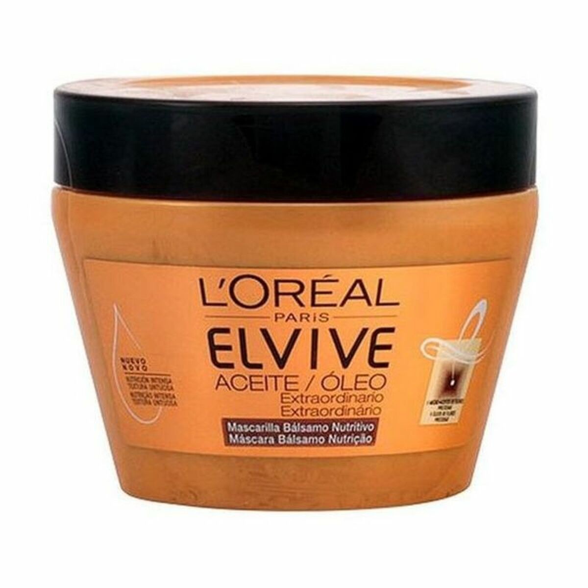 Maschera per Capelli Nutriente L'Oreal Make Up Elvive 300 ml