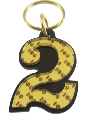 Iota Phi Theta Line #2 Key Chain [Brown - 2.25''T]
