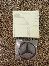 New Gloss Black Star Trunk Emblem Rear Lid Badge For C E S Class Mercedes Amg