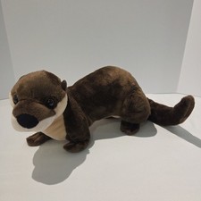 Wild Republic Sea Otter 16" Plush River Brown Fuzzy Soft