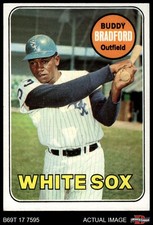 1969 Topps #97 Buddy Bradford White Sox 4 - VG/EX