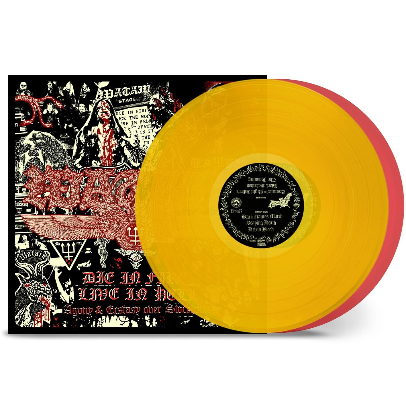 Watain Die In Fire Live In Hell (Agony & Ecstasy Over Stockholm) Double LP Vinyl
