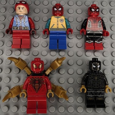 Lego Marvel Minifigures Lot Spider-Man SH0693 SH0757 SH0782 SH0774 SH0692