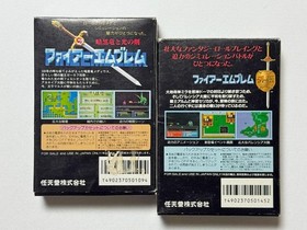 Nintendo Fire Emblem Gaiden Famicom Set with Box Authentic Japanese Edition
