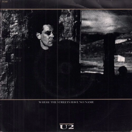 U2 Where the Streets Have No Name 7" vinyl UK Island 1987 blue injection label