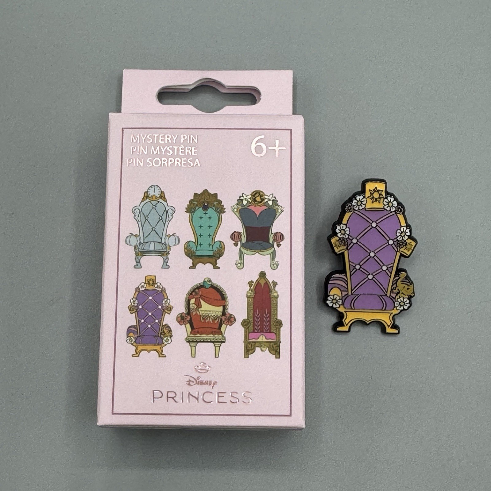 Loungefly Disney Princess Thrones Blind Enamel Pin RAPUNZEL New Open Box