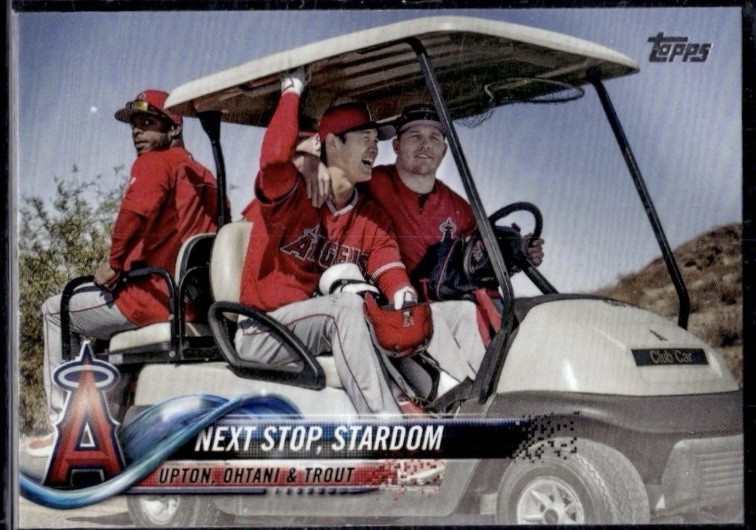 Shohei Ohtani RC/Mike Trout/Upton 2018 Topps Update Next Stop Stardom #US158 QTY