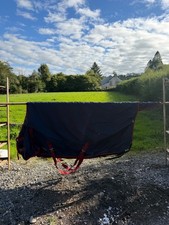 Gallop Trojan Turnout Rug 7?0 Horse Middle weight Navy Blue and Red