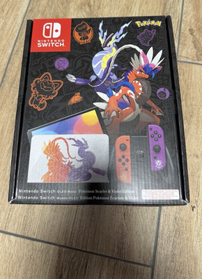 Nintendo Switch OLED Pokémon Karmesin und Purpur Special Edition Neu