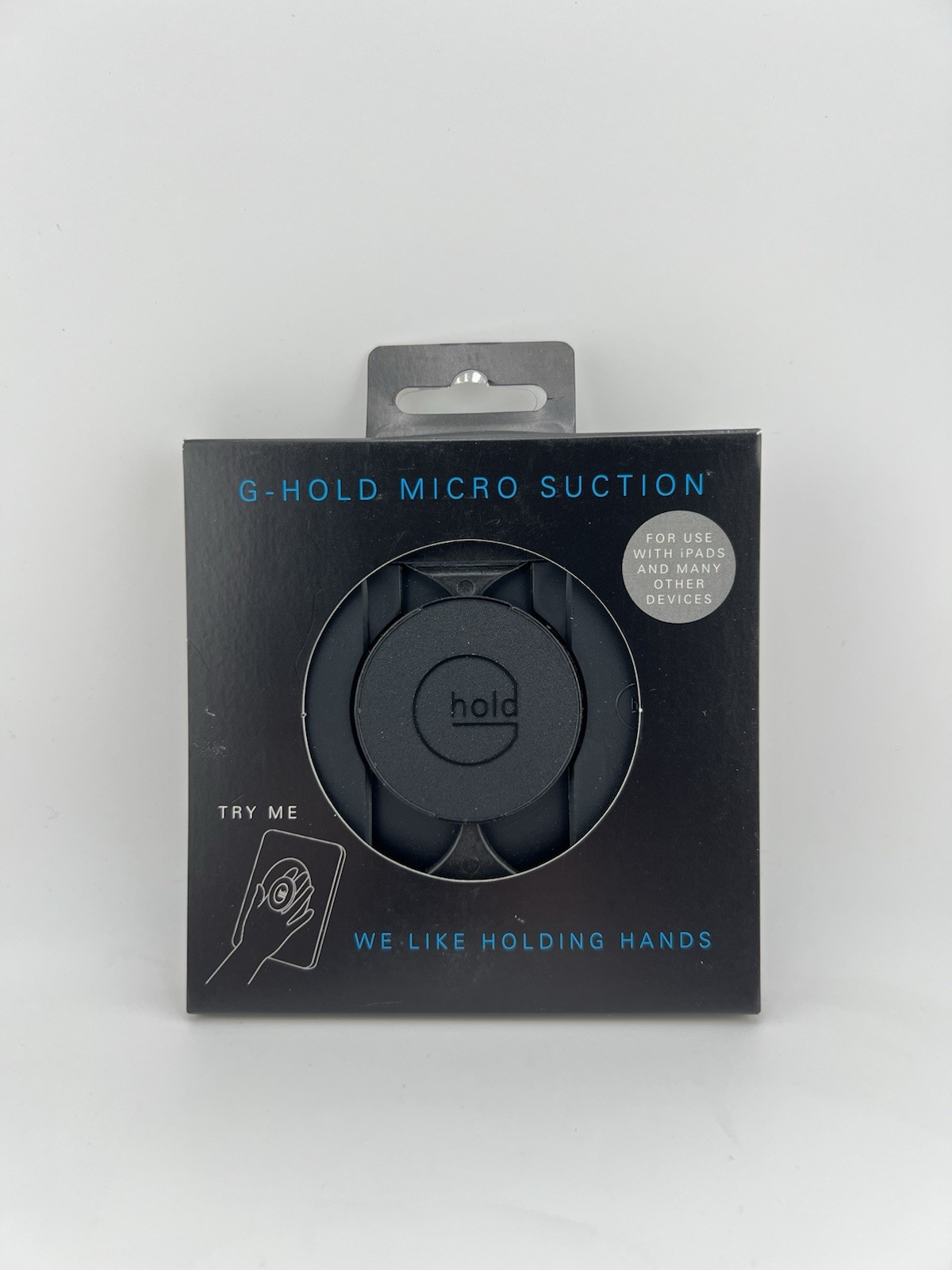 G-Hold Tablet Reader iPad Holder Universal Grip Base Rotates 360° Black Suction