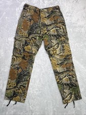 Cabela's Cargo Hunting Pants Mens Sz 34/REG Seclusion 3D Camo Adj Waist Hiking