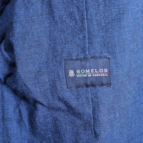 J CREW LUDLOW Mens Blazer Sport Coat Casual Jacket Size Blue 40R Linen Cotton - Picture 8 of 17