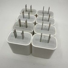 Lot of 8 Genuine Apple MHJA3AM/A A2305  A1720 20W USB-C Power Adapter White