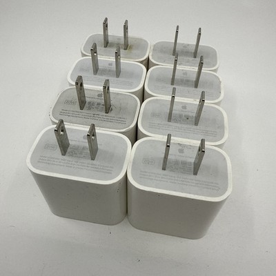 Lot of 8 Genuine Apple MHJA3AM/A A2305 + A1720 20W USB-C Power Adapter White