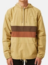 KATIN Men's SUNLIN Pullover Shell Jacket - Brass - Large - NWT