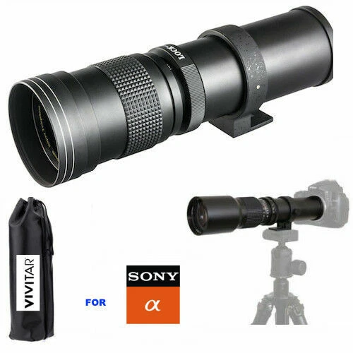 VIVITAR HD 420-1600MM F8 SPORTS ACTION ZOOM LENS FOR SONY ALPHA A320 A290 A 230  - Image 2 of 4