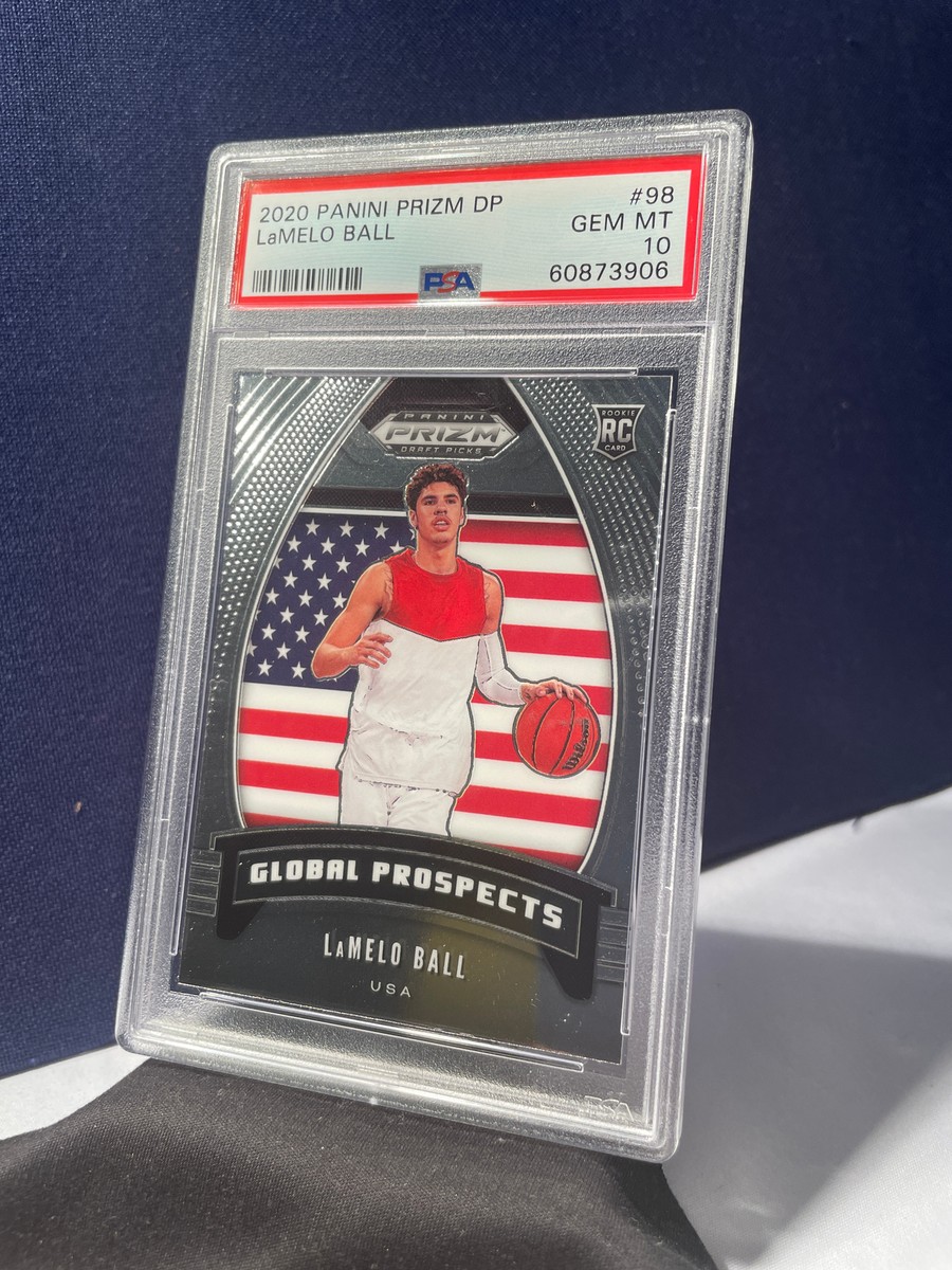 2020 Prizm Draft Picks #98 Lamelo Ball PSA 10 💎💎GEM MINT💎💎 | eBay