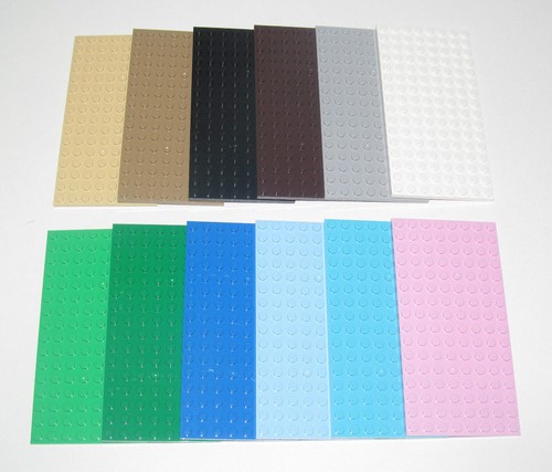 Lego ® Construction Plaque Base 8x16 Plate Platten Choose Color ref 92438 NEW - Picture 1 of 16