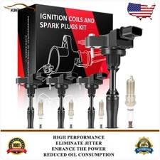 Ignition Coils & Iridium Spark Plugs For Chevy Impala 2014-19 Malibu 13-15 2.5L