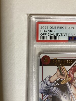 PSA 10 Shanks One Piece Card 2023 Flagship Winner Promo