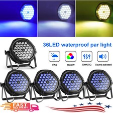 4PCS 36LED 300W Outdoor PAR Light RGB Stage Lighting Disco DJ Waterproof Lights