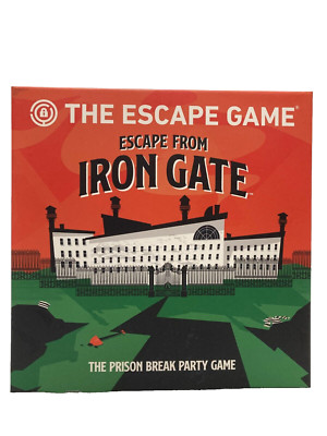 Escape from Iron Gate Game,  The Prison Break Party Game, 3-8 Player, Ages 13+