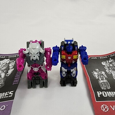 Transformers LIEGE MAXIMO & VECTOR PRIME Power of the Primes Action Figure Lot 2