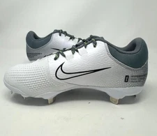 NIKE ' HYPERDIAMOND 4 PRO ' WOMENS SOFTBALL CLEATS ' COOL GREY/BLACK WHITE VOLT