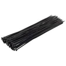 Cable Ties Black Nylon 9.0mm x 780mm.  Crimp Pak. Quantity: 25.  Best Price