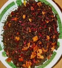 Tea Strawberry Apple & Orange Bella Coola Blend Loose Leaf Fruited Premium Blend