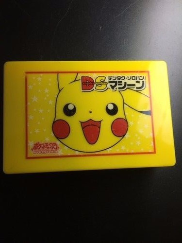 Rare NIntendo Pikachu Limited Calculator Abacus DS 3DS Cartridge Case  - Afbeelding 1 van 2