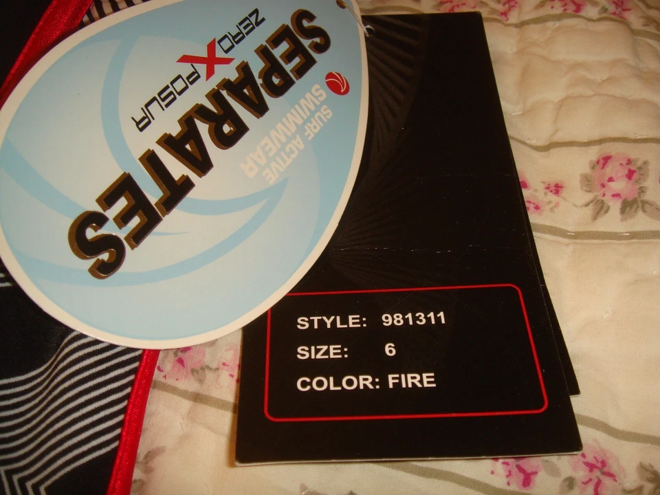 Camiseta sin mangas Zero XPosur para mujer talla 6 multicolor secado rápido natación correr nueva con etiquetas Foto 4 de 4