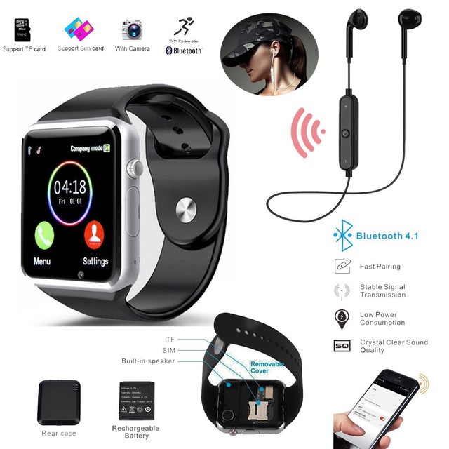 wrist watch phone with sim card