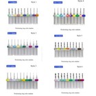 10 PCS Tungsten Steel Carbide PCB Micro Twist Drill Bits Set Rotary Tool 6 Types