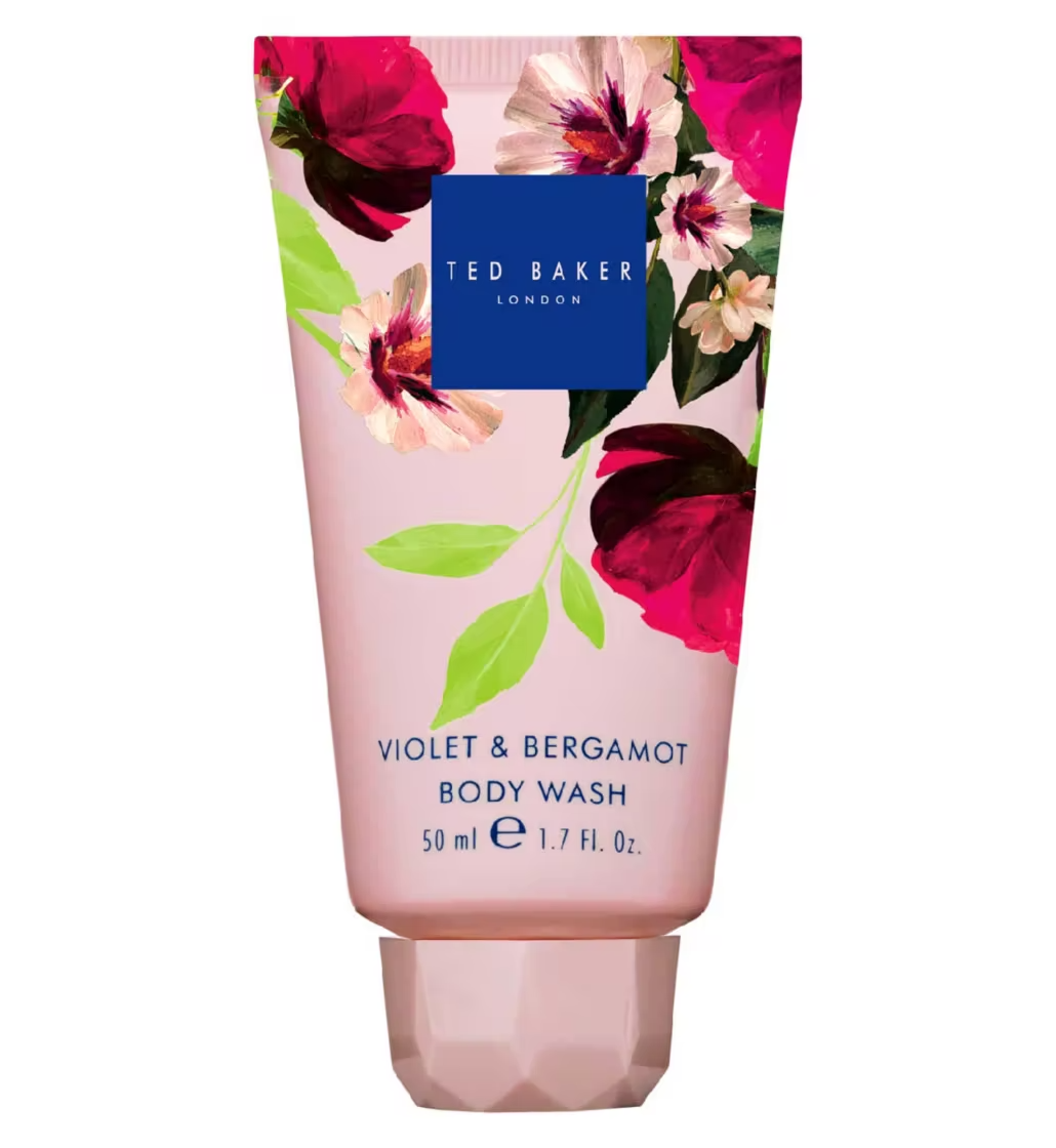 Ted Baker Floral Fancies Gift Set Violet & Bergamot Body Spray, Wash