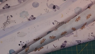Baby Fabric Zoo Animals  TIMELESS TREASURES  Quilters Cotton  BY THE YARD BTY