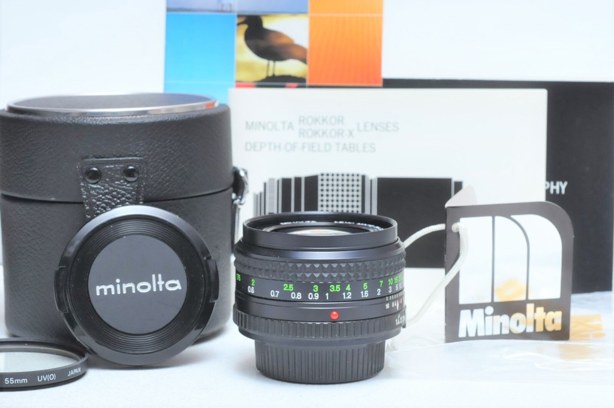 Minolta MD Rokkor 50mm F1.4 MF Standard Prime Lens | eBay