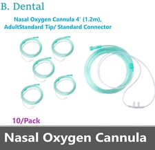 DX Medical Products 4FT Adult Sta-Soft Nasal Oxygen Cannulas - 10 PACK