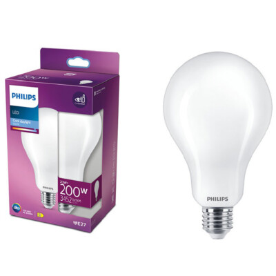 Extrem helle PHILIPS E27 LED Glühbirne in Mattweiß 23W wie 200W Kaltweißes Licht
