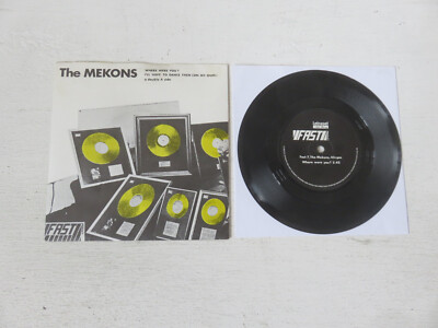 THE MEKONS Where Were You ?  FAST 1978 ORIGINAL UK 1ST PRESSING VINYL 7'' FAST7