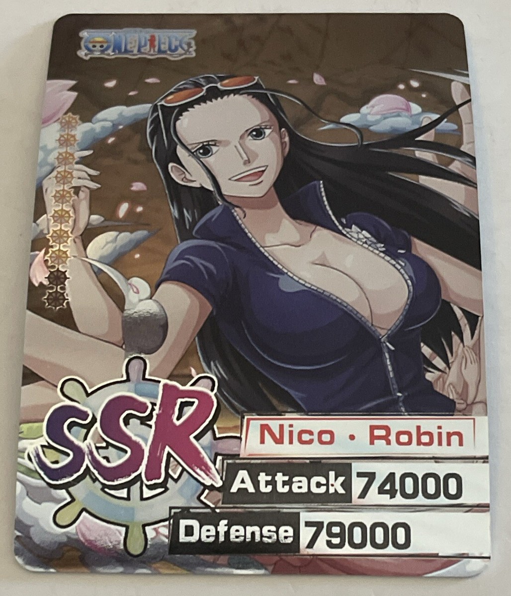 NICO ROBIN SSR Holo Foil ONE PIECE Anime TCG CCG Collectible Card