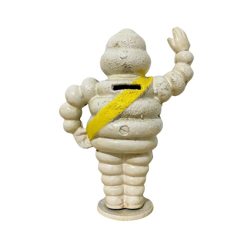 Cast Iron Michelin Man Standing Money Bank 23cm - Picture 4 of 5