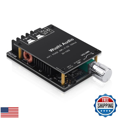 ZK-1002 Bluetooth 5.0 Audio Amplifier Board, 100W x 2 2.0 Channel Mini HiFi P