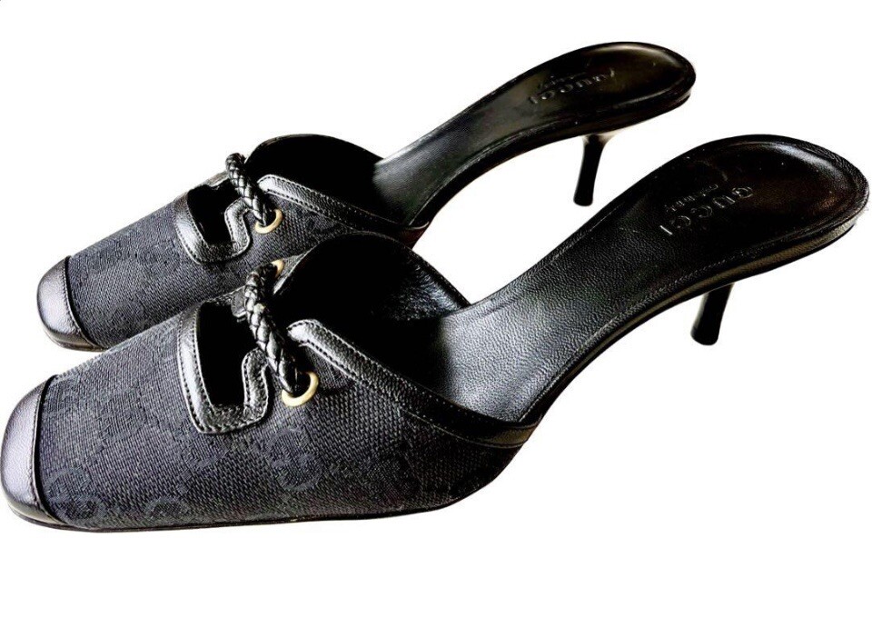 Gucci Monogram Heels - image 2