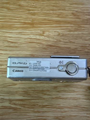 CANON ELPH Z3 Film Camera with 23.5-54mm AF Zoom Lens Silver Working - Picture 3 of 4