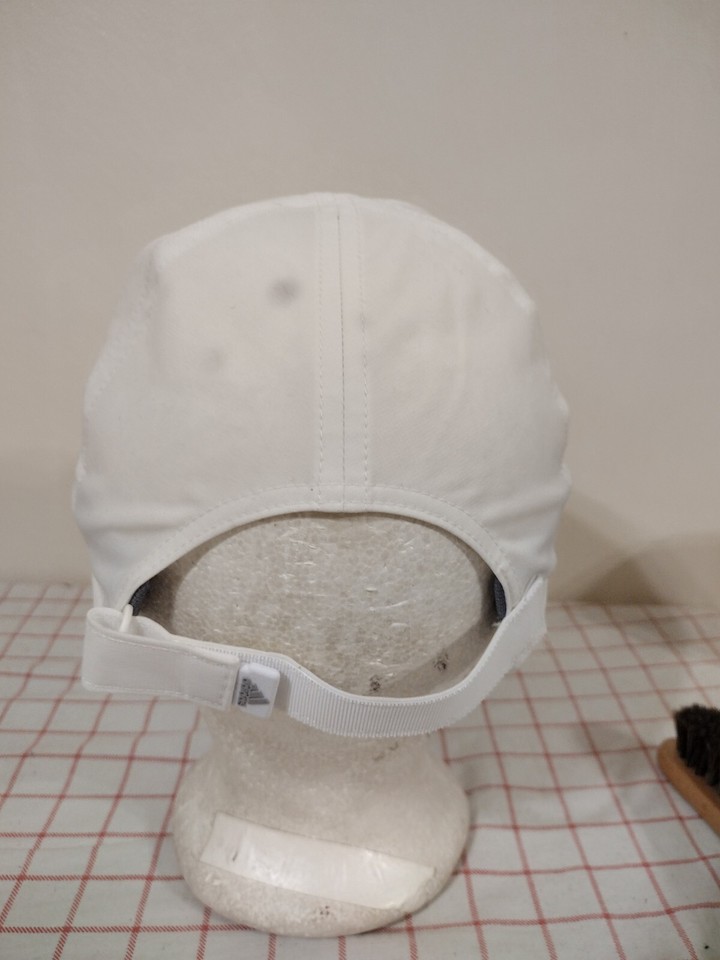 Adidas Aeroready Cap Hat White Mens One Size Embroidered RN 90288 eBay