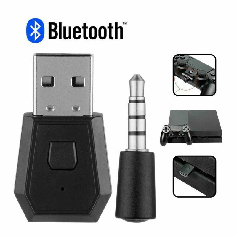 USB Bluetooth-compatible Receiver Adapter For PS4 Bluetooth-compatible 4.0  Headset Receiver Headphone Dongle Replace