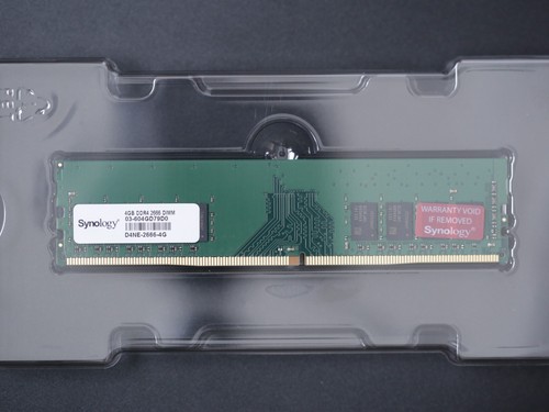 Synology DDR4 2666 MHz UDIMM Memory Module D4NE-2666-4G for RS2818RP+ RS2418RP+ - Picture 2 of 7