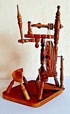 Spinnrad aus Holz, antike, detailgetreue Nachbildung,Gr. 19x15x7,5cm,Top Zustand