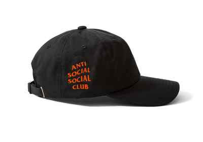 New & 100% Auth ANTI SOCIAL SOCIAL CLUB WEIRD CAP - BLACK ORANGE